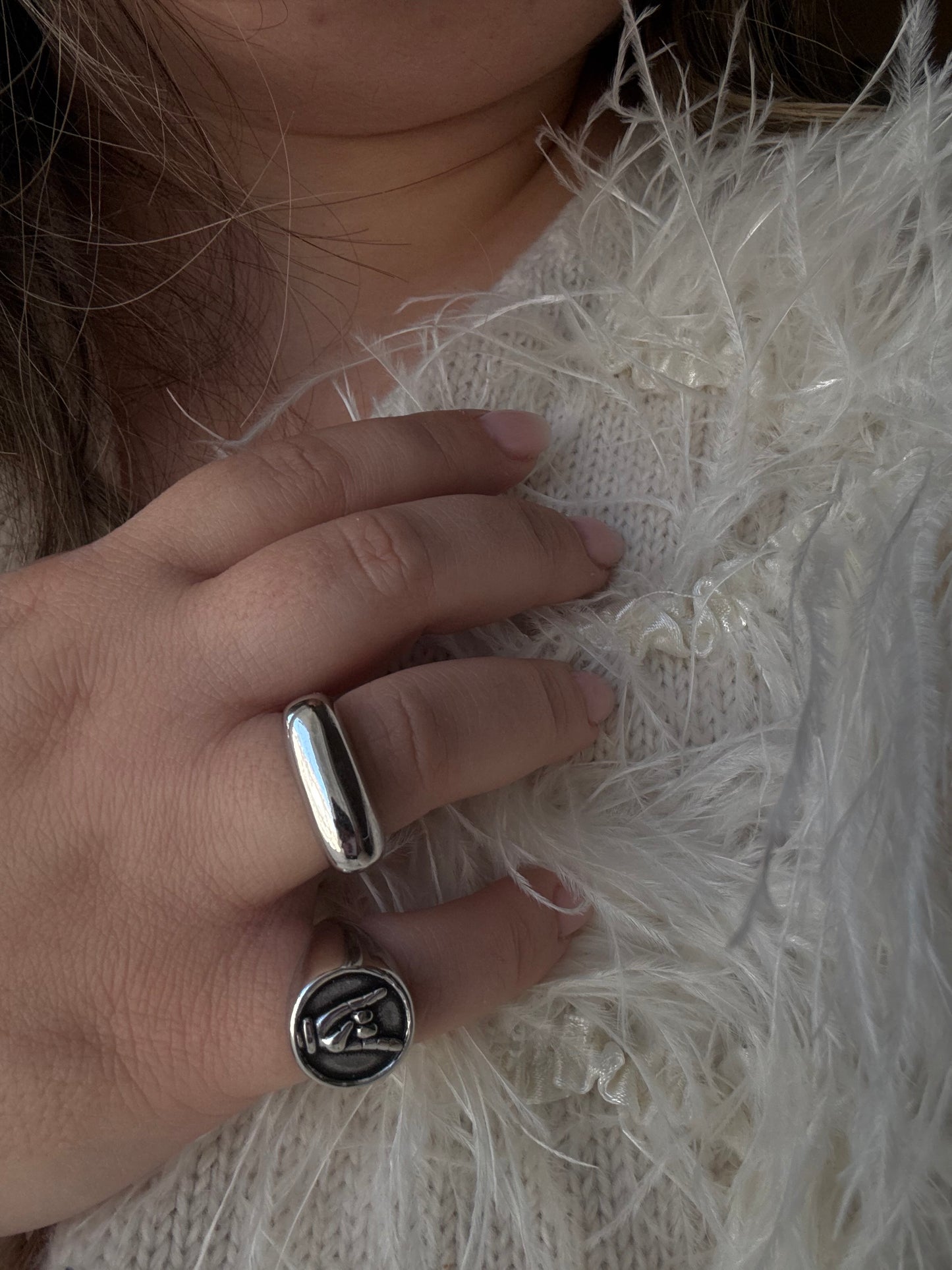 Anello mignolo corna 🤘🏻