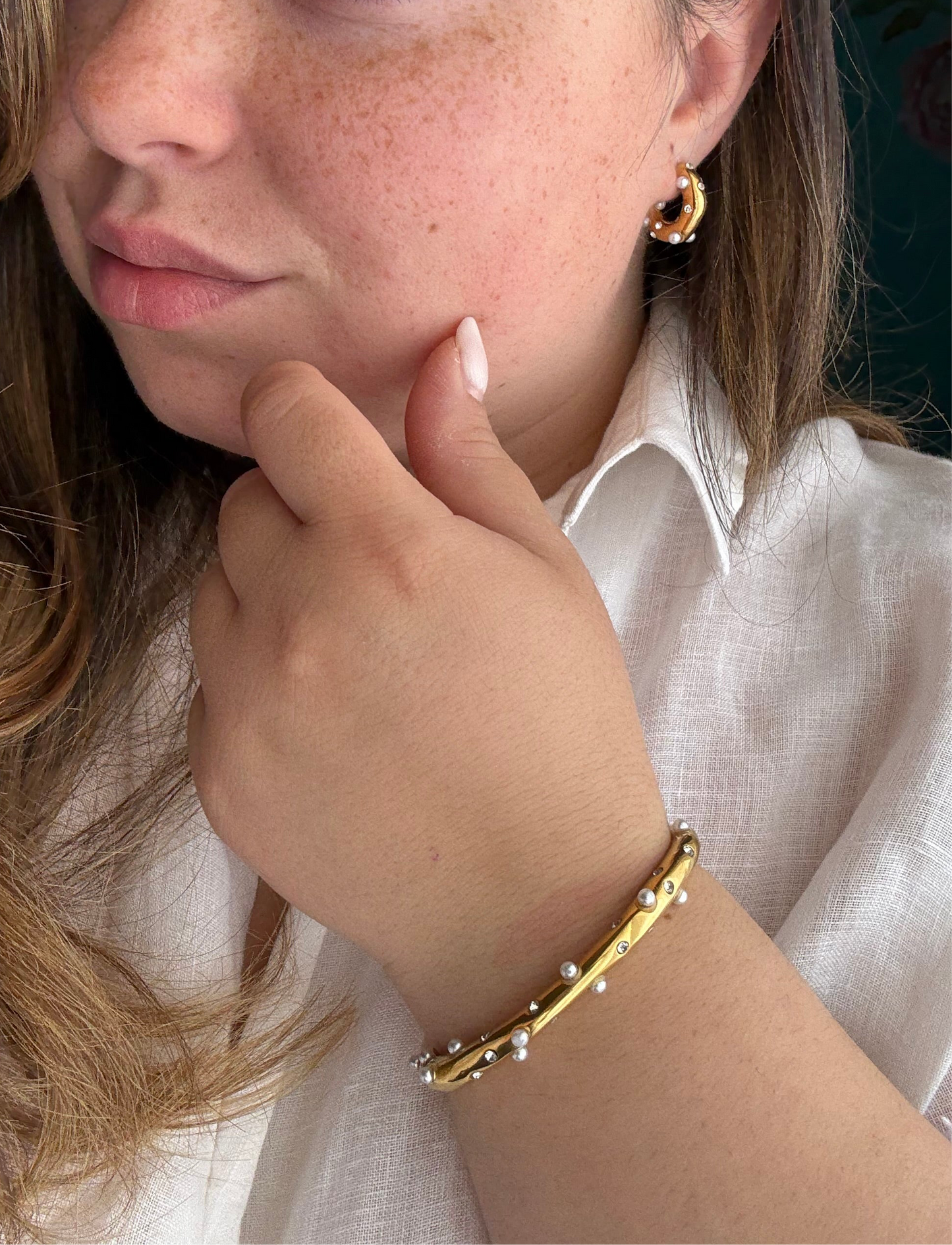 Bracciale rigido Goccia di luce