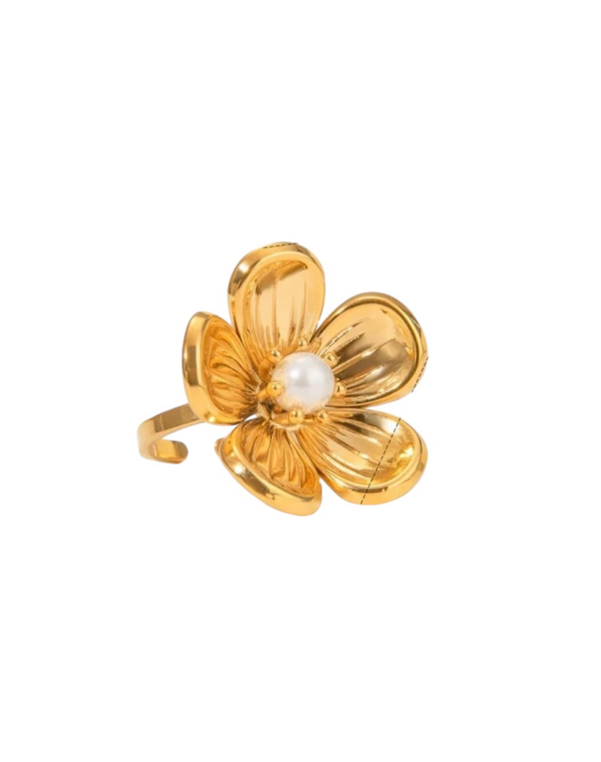Anello Fiore di Perla
