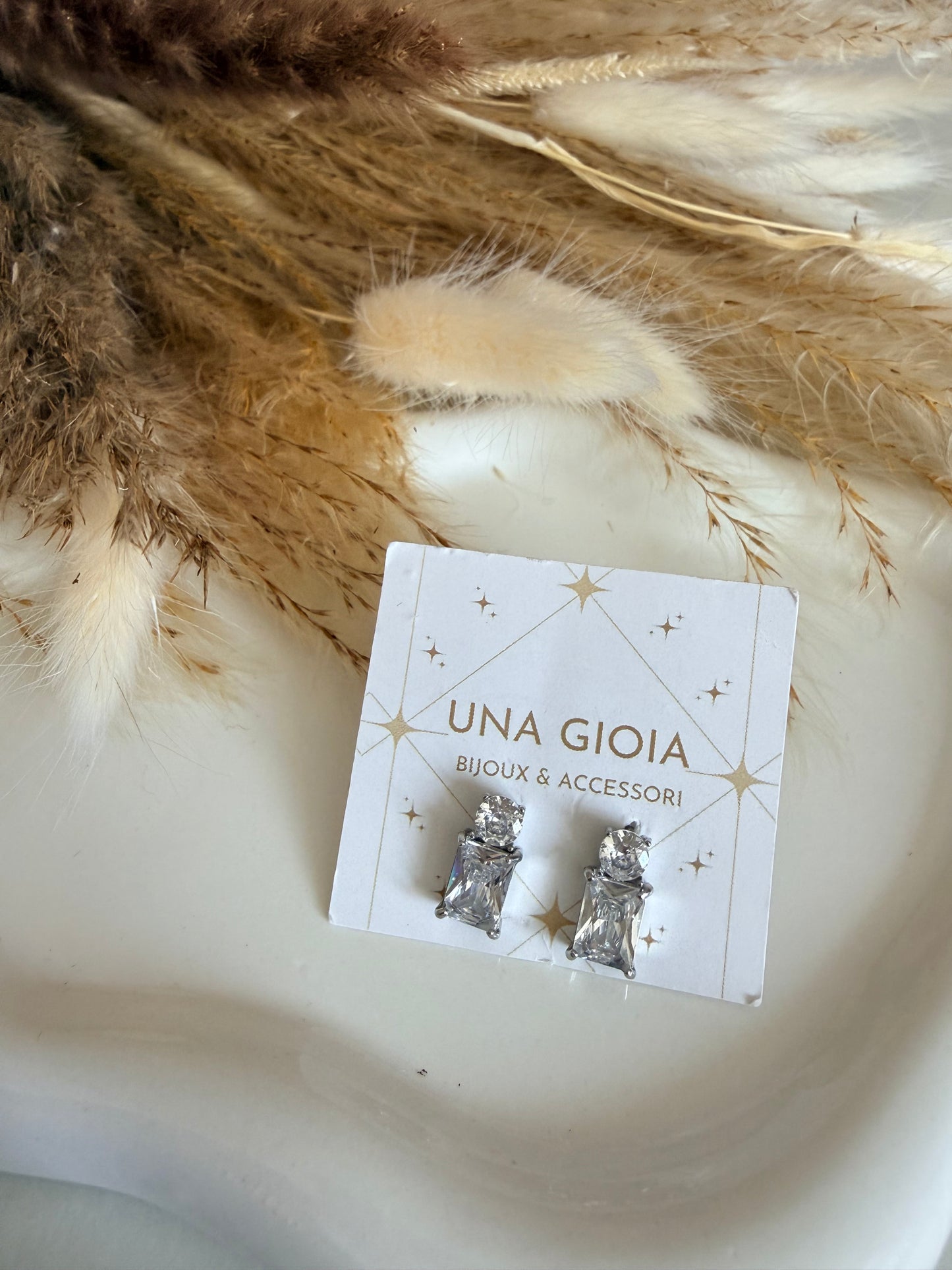 Orecchini Cubic strass