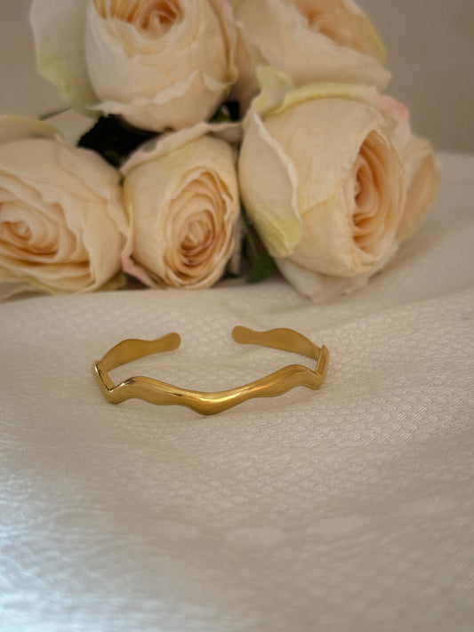 Bracciale rigido onda slim