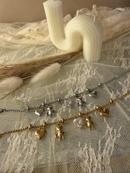 Bracciale orso strass