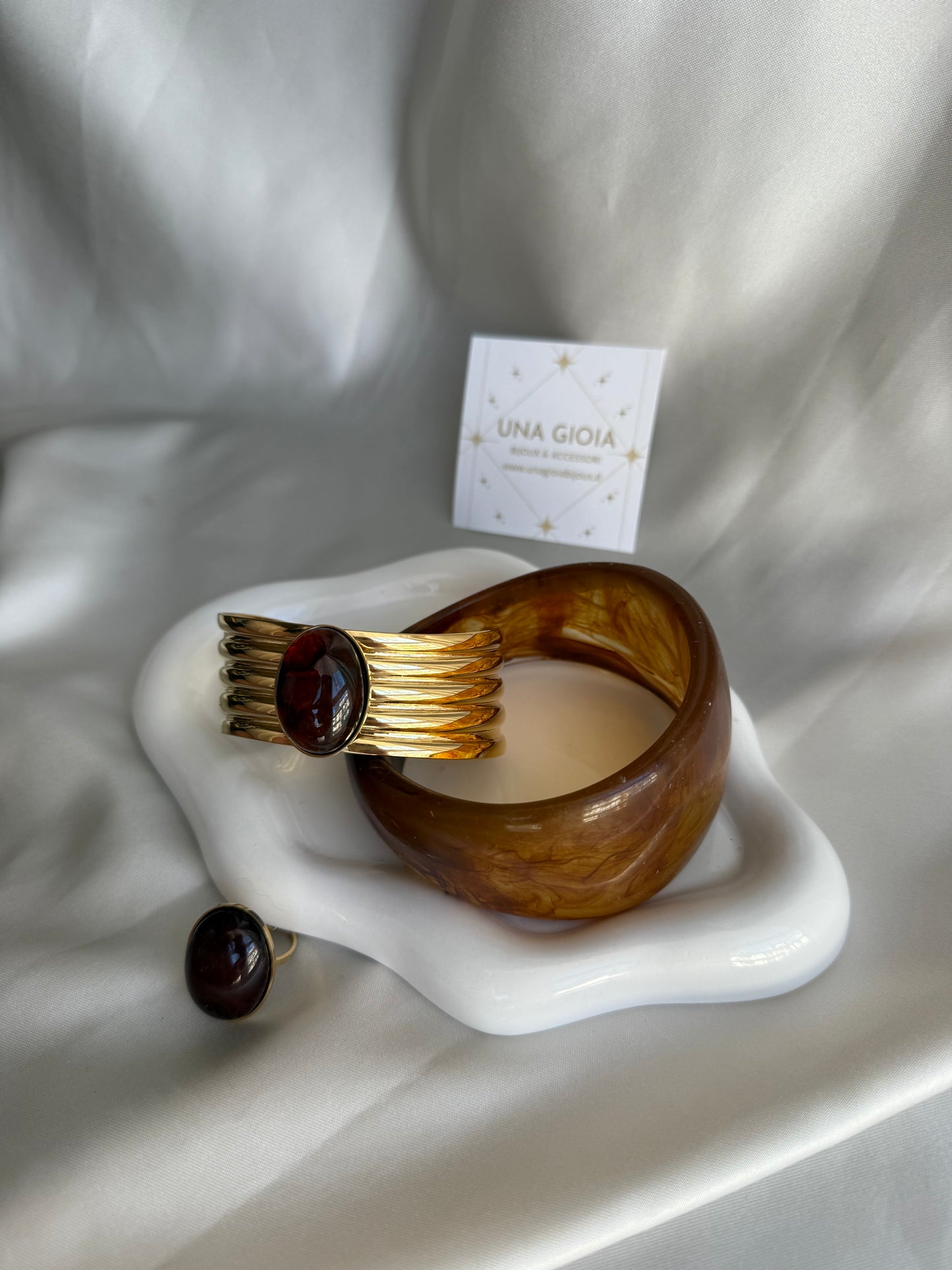 Set Ambra anello