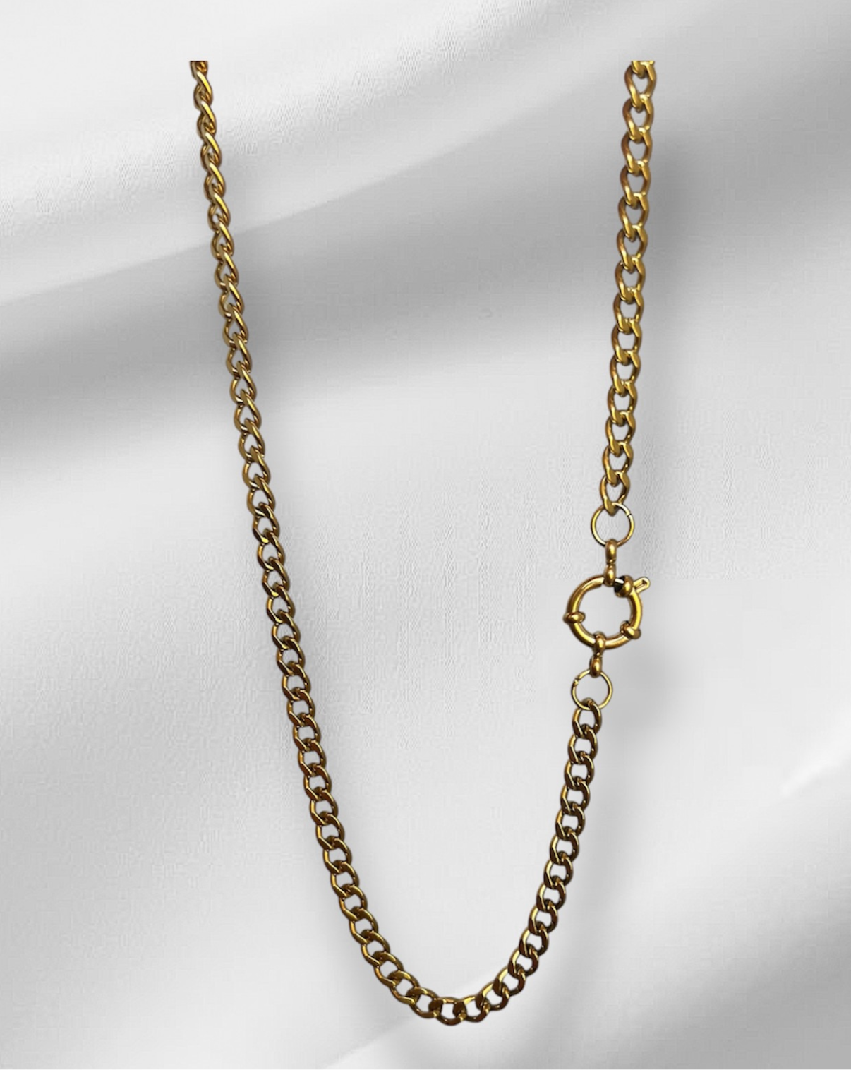 Collana catena moschettone