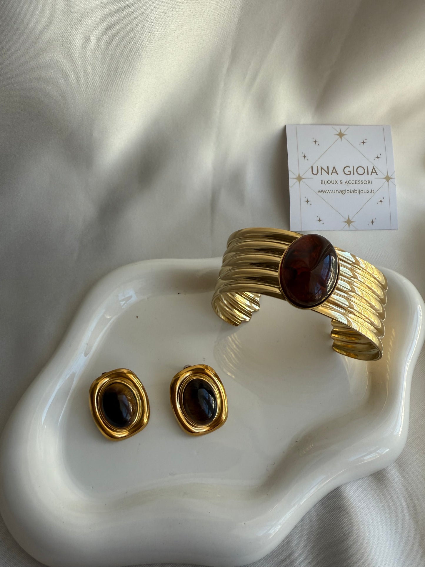Set Ambra orecchini