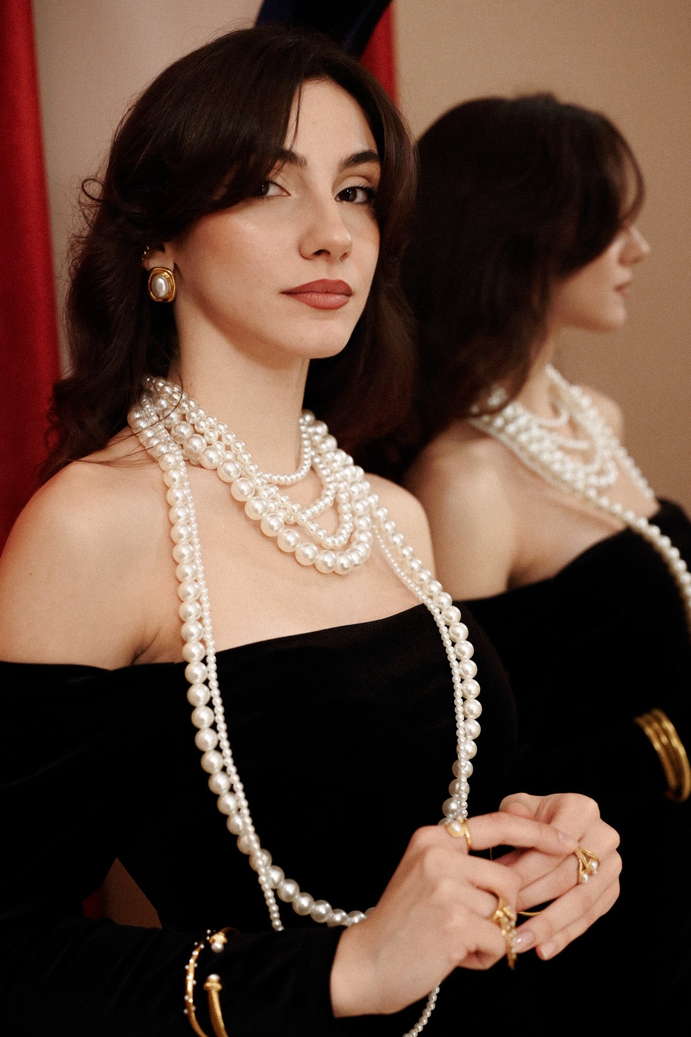 Collana di perle anni 50