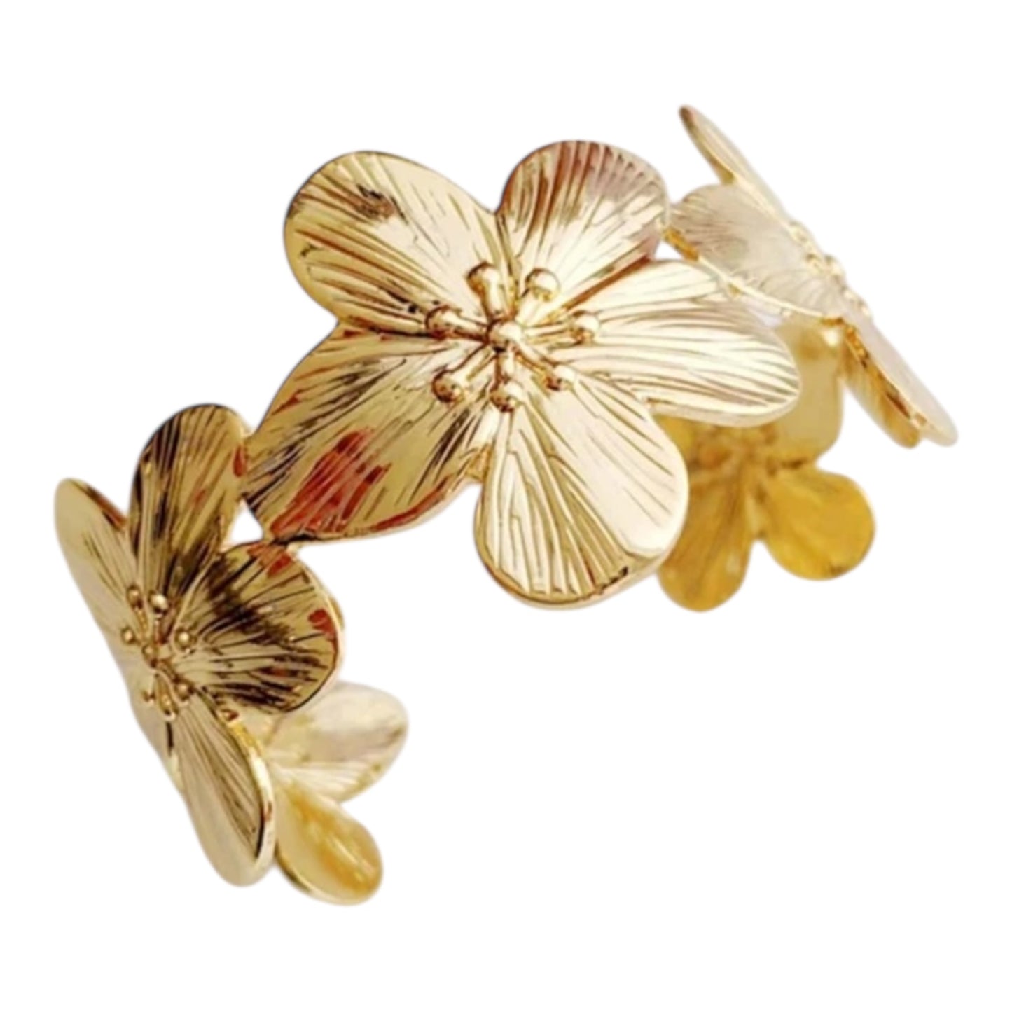 Bracciale rigidio fiore