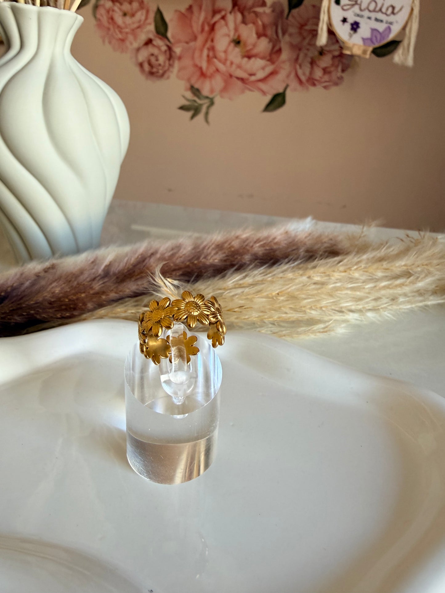 Anello fascia di fiori